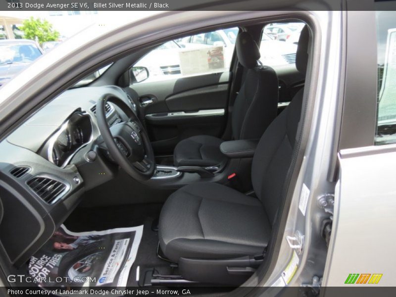 Billet Silver Metallic / Black 2013 Dodge Avenger SE V6