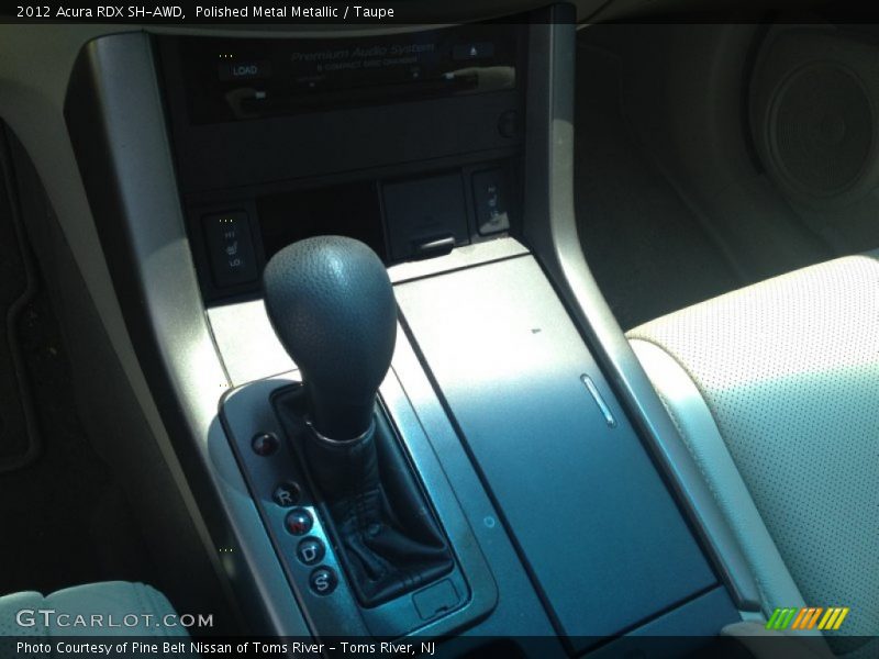 Polished Metal Metallic / Taupe 2012 Acura RDX SH-AWD
