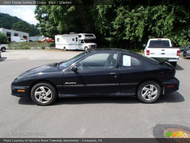 Black / Graphite 2002 Pontiac Sunfire SE Coupe