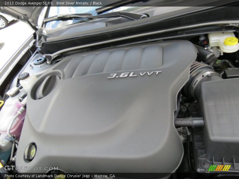Billet Silver Metallic / Black 2013 Dodge Avenger SE V6