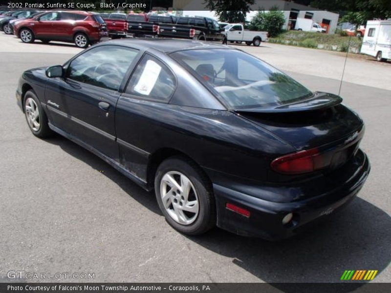 Black / Graphite 2002 Pontiac Sunfire SE Coupe