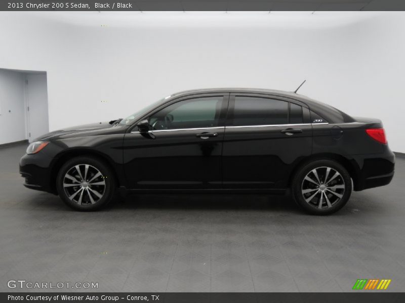 Black / Black 2013 Chrysler 200 S Sedan