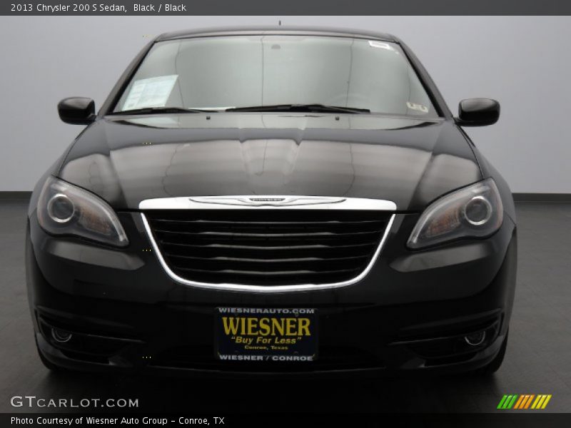 Black / Black 2013 Chrysler 200 S Sedan