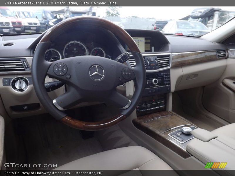 Black / Almond Beige 2010 Mercedes-Benz E 350 4Matic Sedan