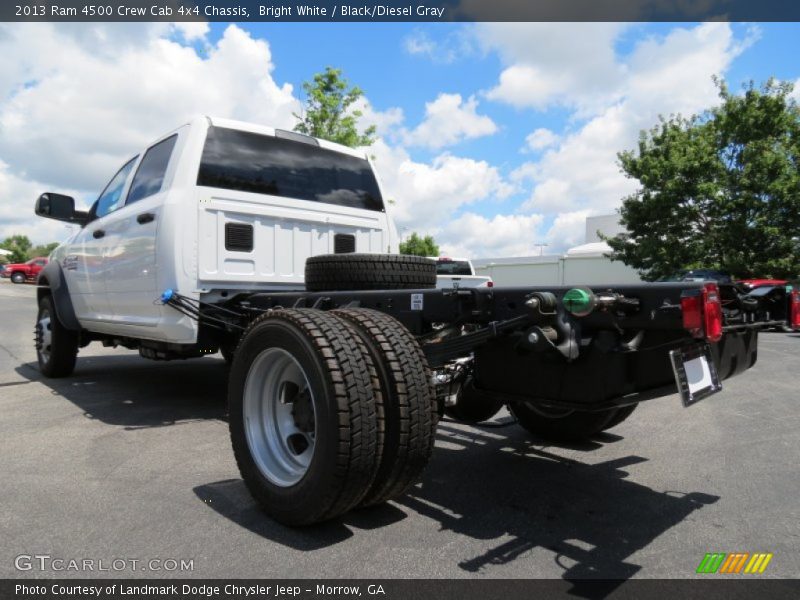 Bright White / Black/Diesel Gray 2013 Ram 4500 Crew Cab 4x4 Chassis