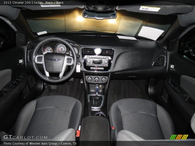 Black / Black 2013 Chrysler 200 S Sedan