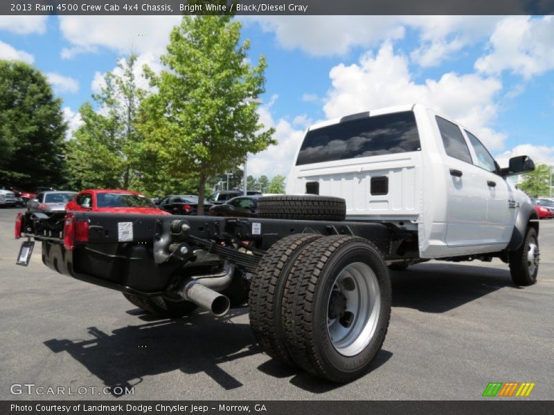 Bright White / Black/Diesel Gray 2013 Ram 4500 Crew Cab 4x4 Chassis