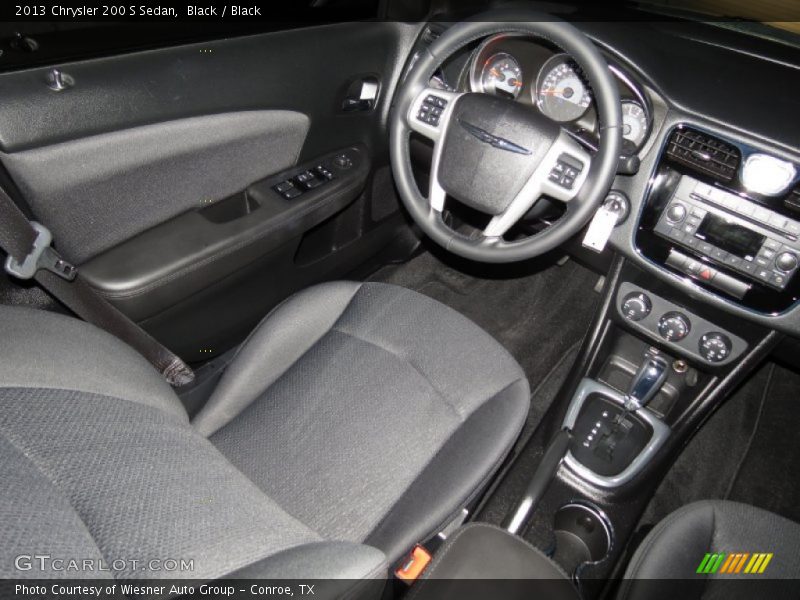 Black / Black 2013 Chrysler 200 S Sedan