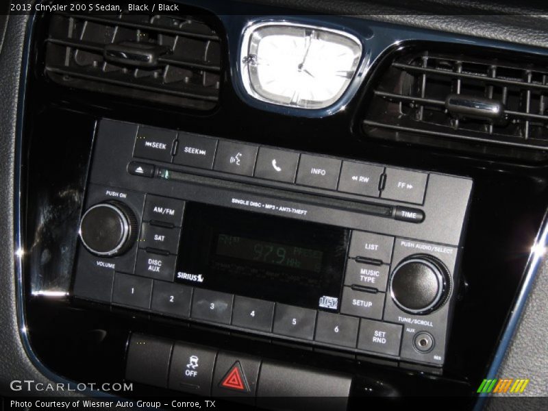 Black / Black 2013 Chrysler 200 S Sedan