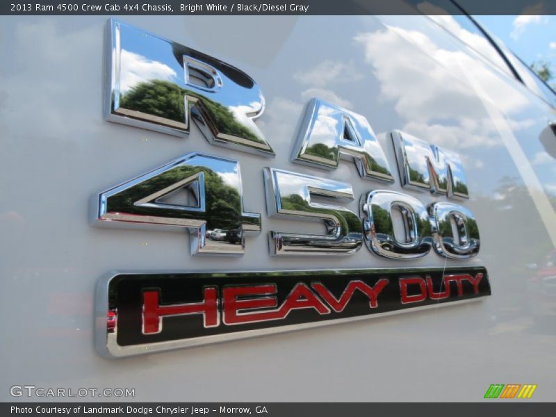 Bright White / Black/Diesel Gray 2013 Ram 4500 Crew Cab 4x4 Chassis