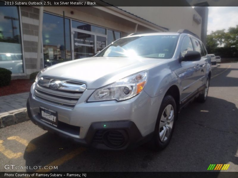 Ice Silver Metallic / Black 2013 Subaru Outback 2.5i