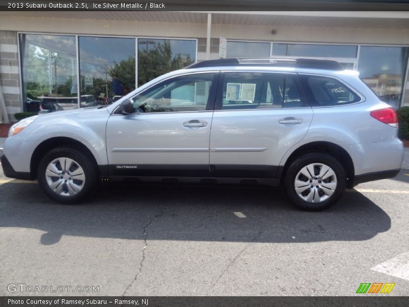 Ice Silver Metallic / Black 2013 Subaru Outback 2.5i