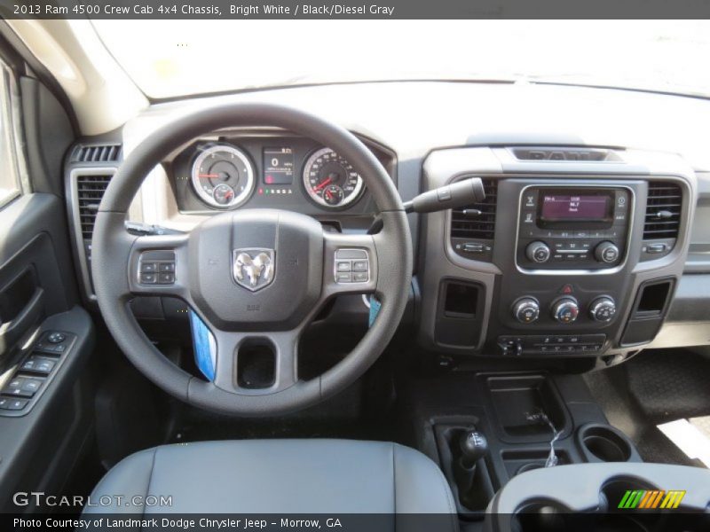 Bright White / Black/Diesel Gray 2013 Ram 4500 Crew Cab 4x4 Chassis