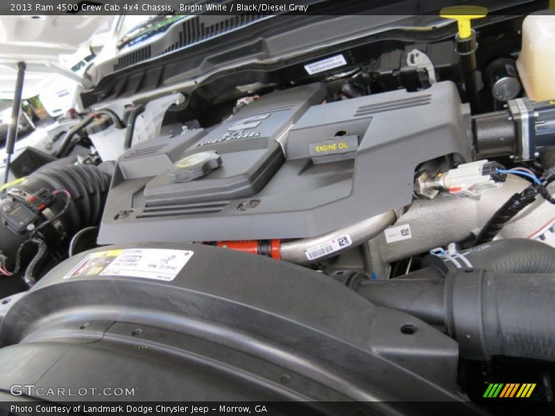 Bright White / Black/Diesel Gray 2013 Ram 4500 Crew Cab 4x4 Chassis