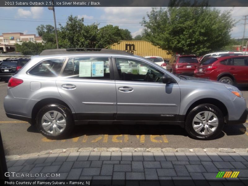 Ice Silver Metallic / Black 2013 Subaru Outback 2.5i