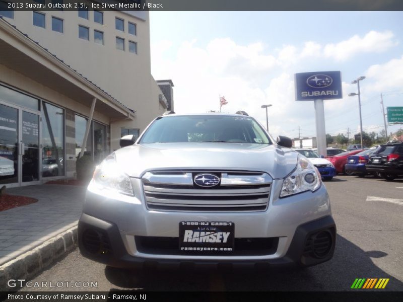 Ice Silver Metallic / Black 2013 Subaru Outback 2.5i
