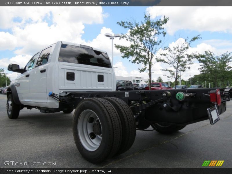 Bright White / Black/Diesel Gray 2013 Ram 4500 Crew Cab 4x4 Chassis