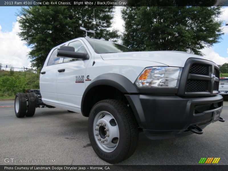 Front 3/4 View of 2013 4500 Crew Cab 4x4 Chassis