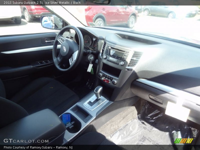 Ice Silver Metallic / Black 2013 Subaru Outback 2.5i