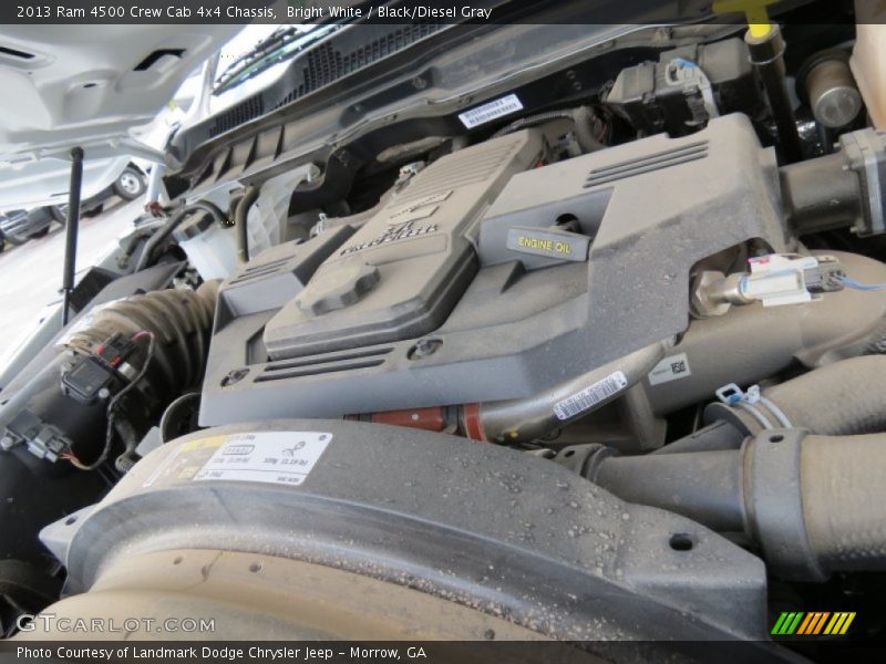 Bright White / Black/Diesel Gray 2013 Ram 4500 Crew Cab 4x4 Chassis
