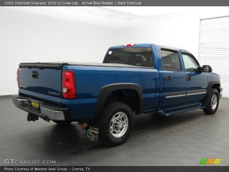 Arrival Blue Metallic / Dark Charcoal 2003 Chevrolet Silverado 1500 LS Crew Cab