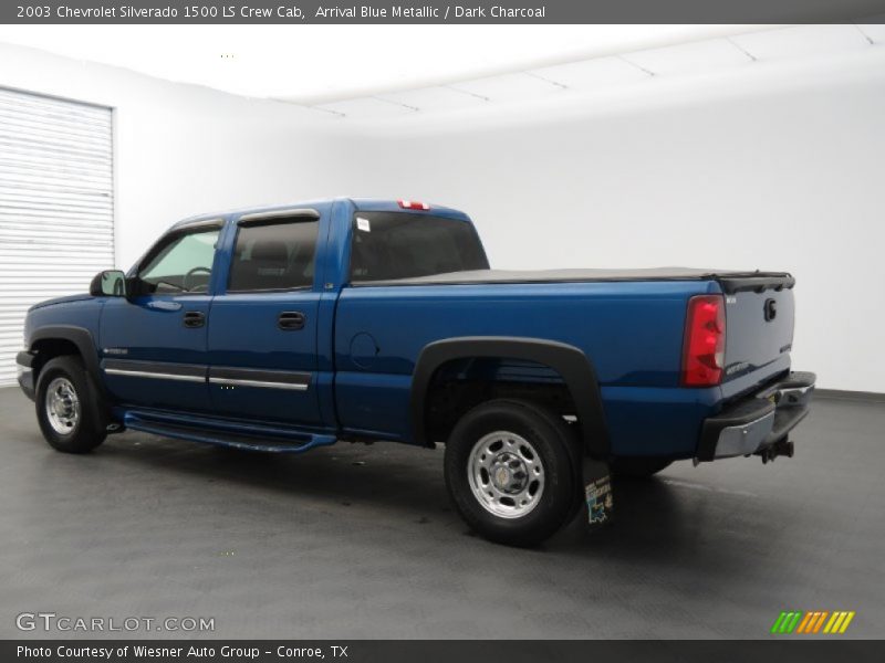 Arrival Blue Metallic / Dark Charcoal 2003 Chevrolet Silverado 1500 LS Crew Cab