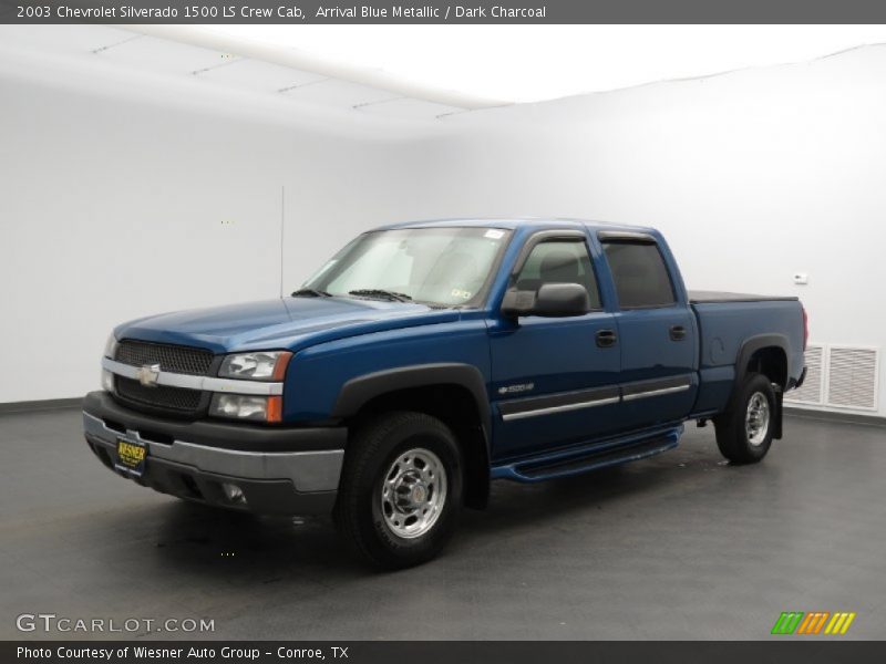 Arrival Blue Metallic / Dark Charcoal 2003 Chevrolet Silverado 1500 LS Crew Cab