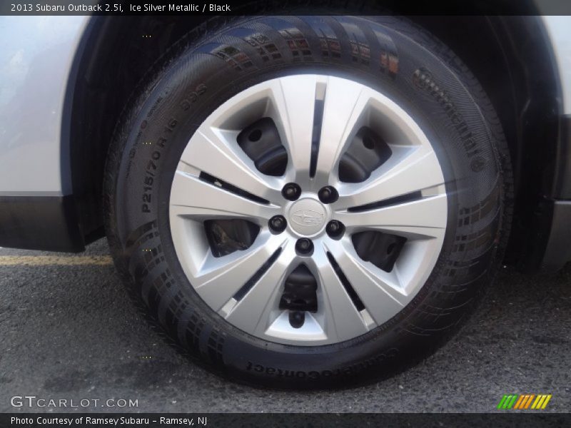 Ice Silver Metallic / Black 2013 Subaru Outback 2.5i