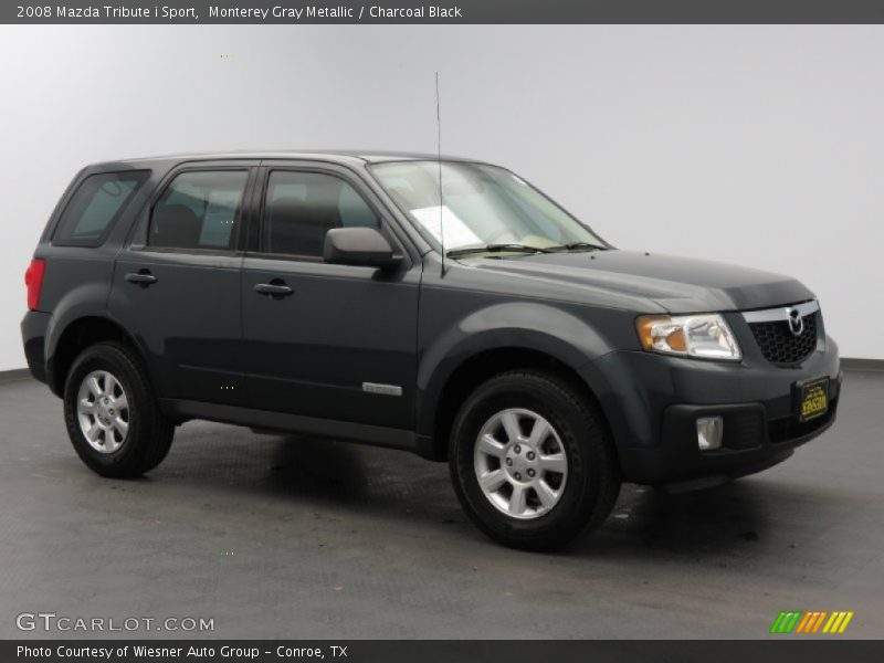 Monterey Gray Metallic / Charcoal Black 2008 Mazda Tribute i Sport