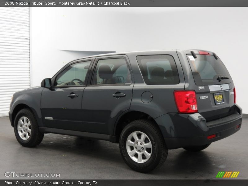 Monterey Gray Metallic / Charcoal Black 2008 Mazda Tribute i Sport