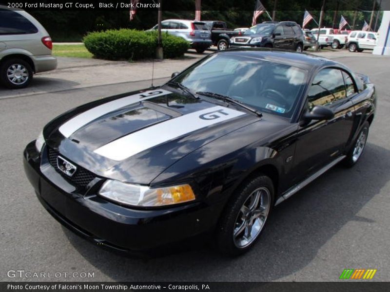 Black / Dark Charcoal 2000 Ford Mustang GT Coupe
