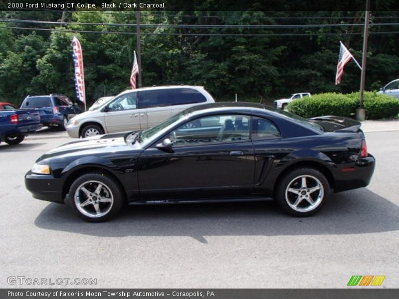 Black / Dark Charcoal 2000 Ford Mustang GT Coupe
