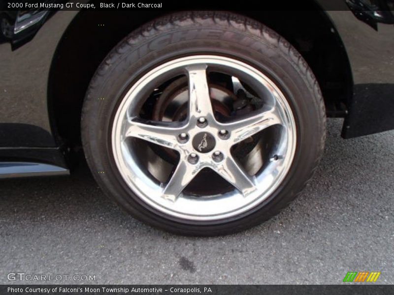Black / Dark Charcoal 2000 Ford Mustang GT Coupe