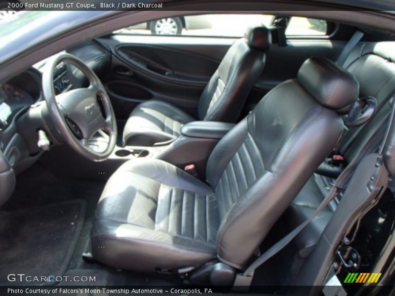 Black / Dark Charcoal 2000 Ford Mustang GT Coupe