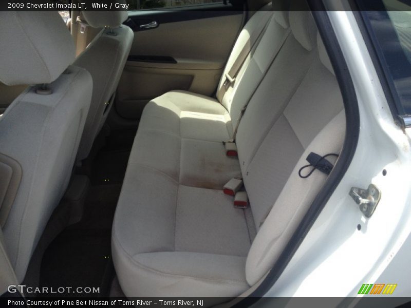 White / Gray 2009 Chevrolet Impala LT