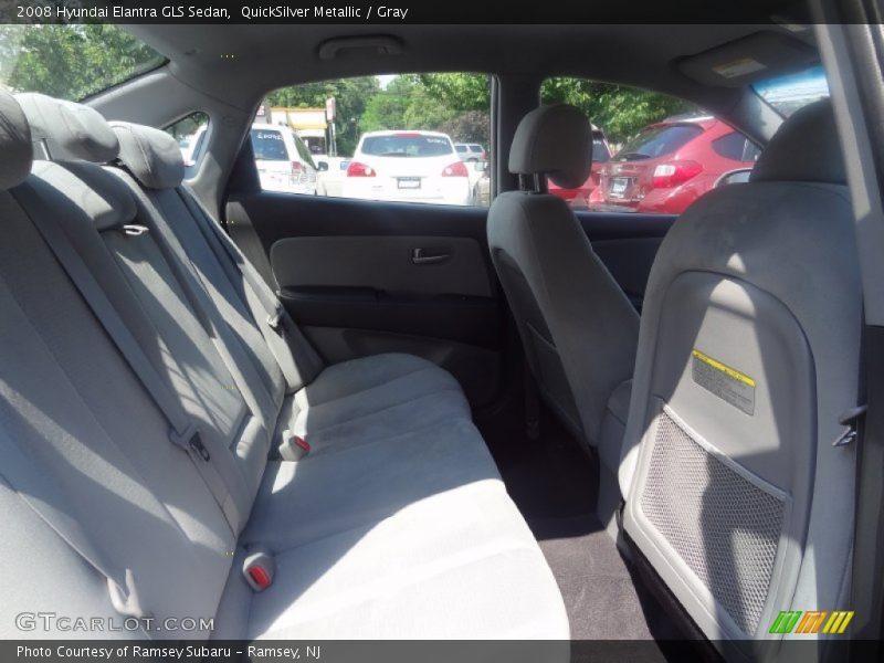 QuickSilver Metallic / Gray 2008 Hyundai Elantra GLS Sedan