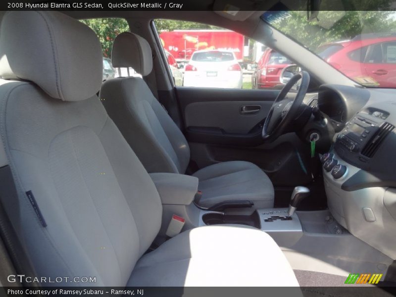 QuickSilver Metallic / Gray 2008 Hyundai Elantra GLS Sedan