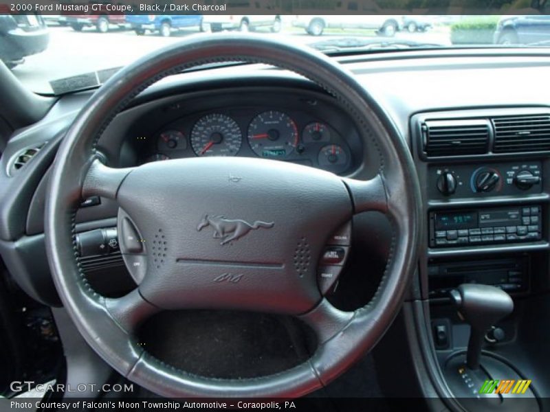 Black / Dark Charcoal 2000 Ford Mustang GT Coupe