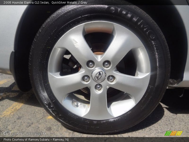 QuickSilver Metallic / Gray 2008 Hyundai Elantra GLS Sedan