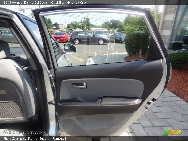 QuickSilver Metallic / Gray 2008 Hyundai Elantra GLS Sedan