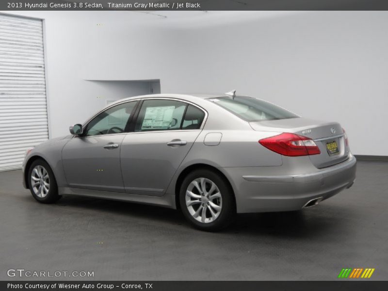 Titanium Gray Metallic / Jet Black 2013 Hyundai Genesis 3.8 Sedan