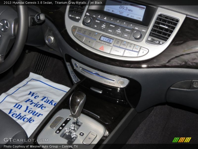 Titanium Gray Metallic / Jet Black 2013 Hyundai Genesis 3.8 Sedan