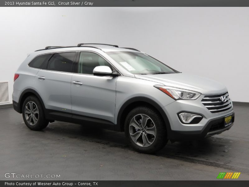 Circuit Silver / Gray 2013 Hyundai Santa Fe GLS