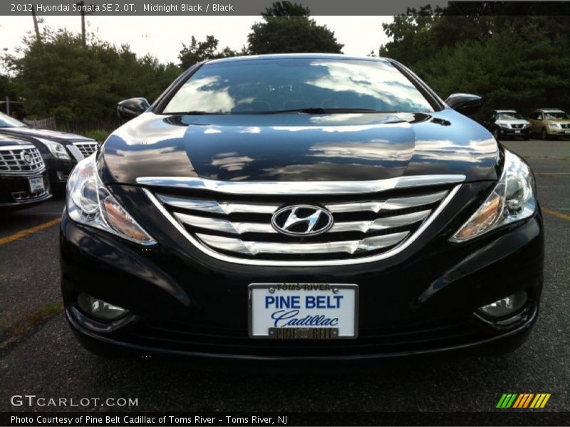 Midnight Black / Black 2012 Hyundai Sonata SE 2.0T