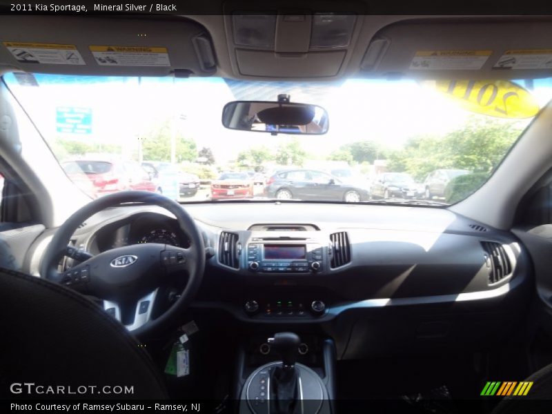 Mineral Silver / Black 2011 Kia Sportage