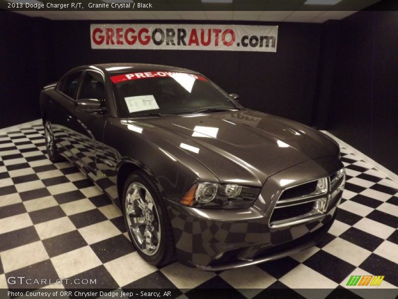 Granite Crystal / Black 2013 Dodge Charger R/T