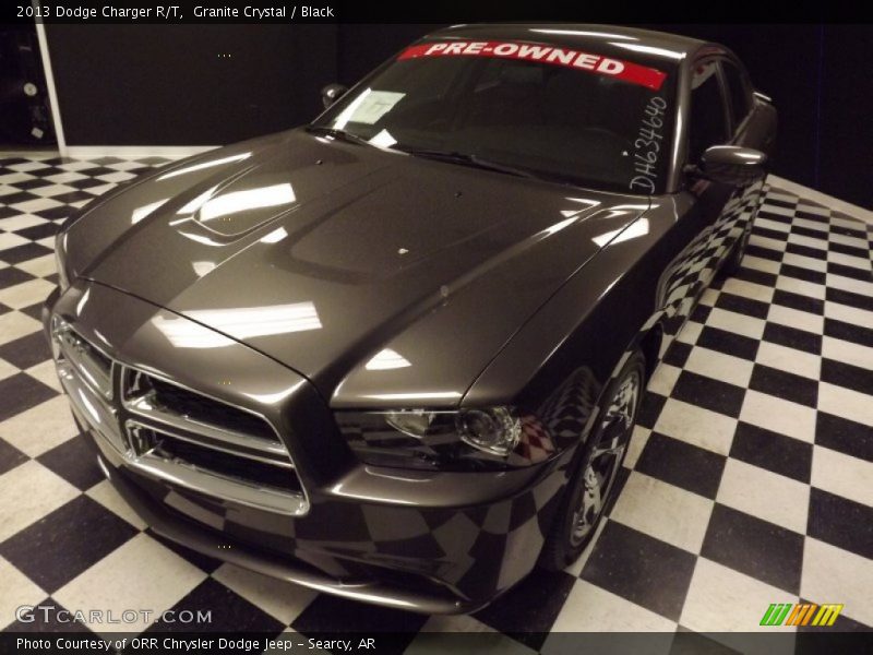 Granite Crystal / Black 2013 Dodge Charger R/T