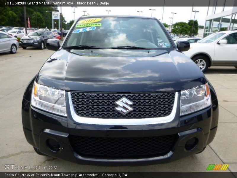 Black Pearl / Beige 2011 Suzuki Grand Vitara Premium 4x4