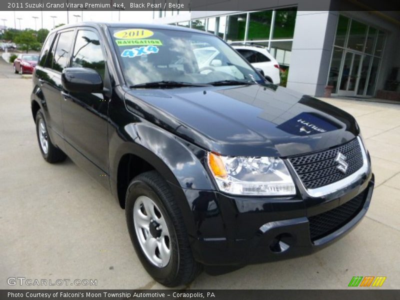 Black Pearl / Beige 2011 Suzuki Grand Vitara Premium 4x4