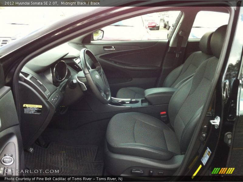 Midnight Black / Black 2012 Hyundai Sonata SE 2.0T